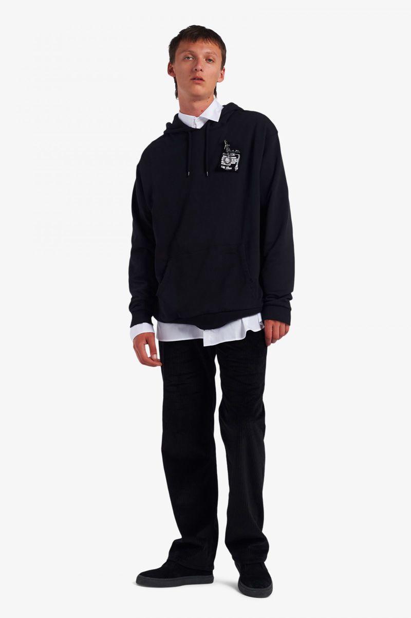 Black Fred Perry SM1953 Men's Sweatshirts | PH 1604BEXC